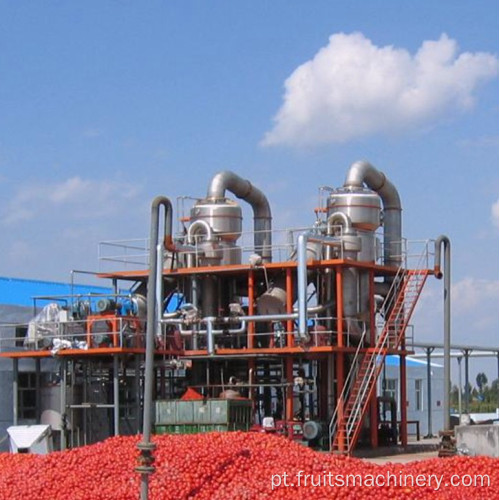 Equipamento de evaporação de vácuo rotativo pasta de tomate industrial